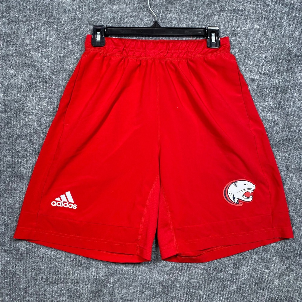 Adidas South Alabama Jaguars Mens Red Athletic Training Shorts HH7477 Medium